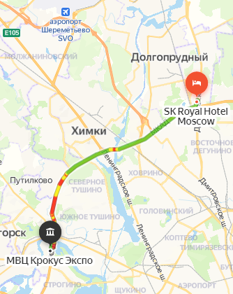 SK ROYAL МОСКВА карта